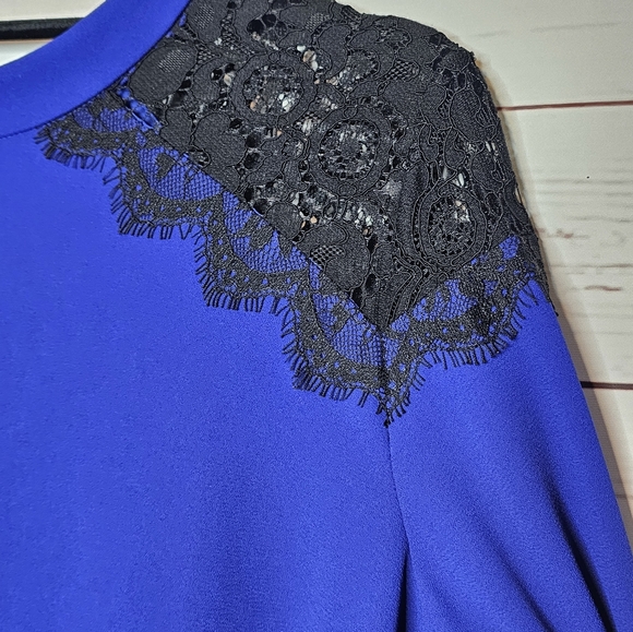CeCe by Cynthia Steffe Blue Shift Dress - Picture 6 of 14